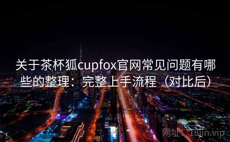 关于茶杯狐cupfox官网常见问题有哪些的整理：完整上手流程（对比后）
