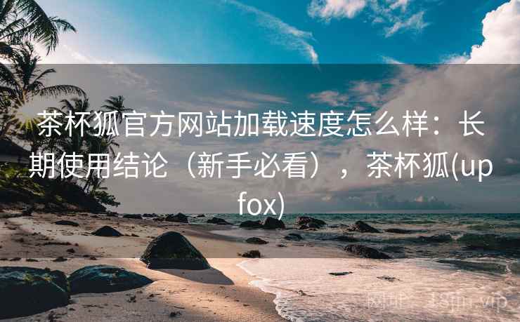 茶杯狐官方网站加载速度怎么样：长期使用结论（新手必看），茶杯狐(upfox)