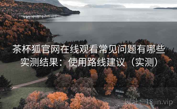 茶杯狐官网在线观看常见问题有哪些实测结果：使用路线建议（实测）