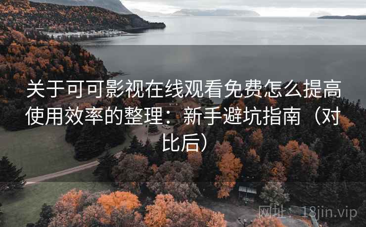 关于可可影视在线观看免费怎么提高使用效率的整理：新手避坑指南（对比后）