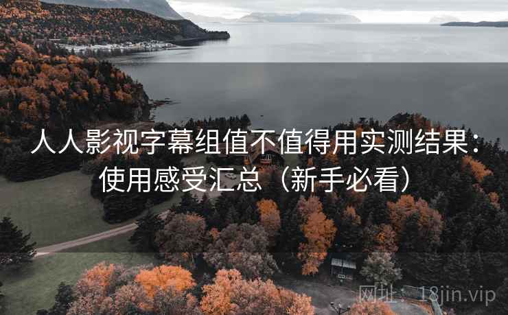 人人影视字幕组值不值得用实测结果：使用感受汇总（新手必看）