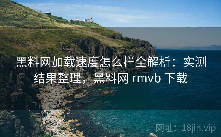 黑料网加载速度怎么样全解析：实测结果整理，黑料网 rmvb 下载